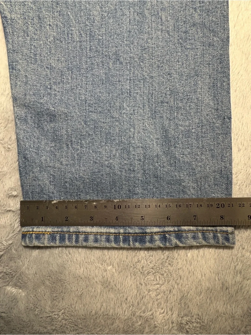 Levi's 505 Straight Leg Light Blue Denim Jeans